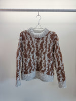 Load image into Gallery viewer, BROWN PATTERNED JUMPER
